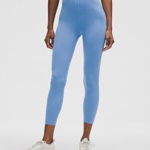 Glow up High Waisted Lululemon Leggings Pool color 25”